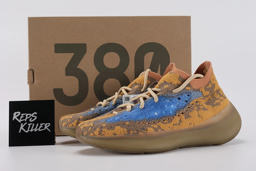 Yeezy Boost 380 Blue Oat Non Reflective Replica – Image 1 yeezy-boost-380-'blue-oat-non-reflective'-replica