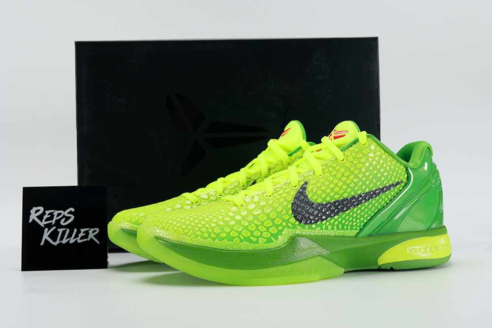 Kobe 6 Protro Grinch – Image 1 Zoom Kobe 6 Protro 'Grinch' replica